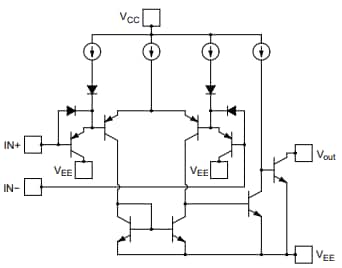 Schaltplan - onsemi TL331 Komparatoren